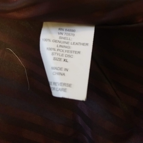 Tudor Court Brown 100% Leather Jacket - Picture 4 of 5